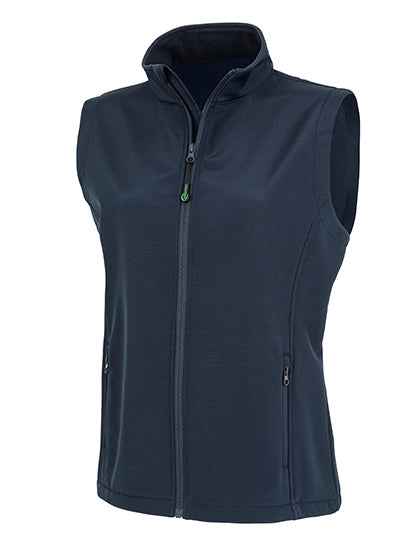 Women´s Recycled 2-Layer Printable Softshell Bodywarmer - RT902F