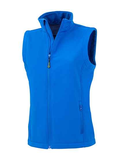Women´s Recycled 2-Layer Printable Softshell Bodywarmer - RT902F