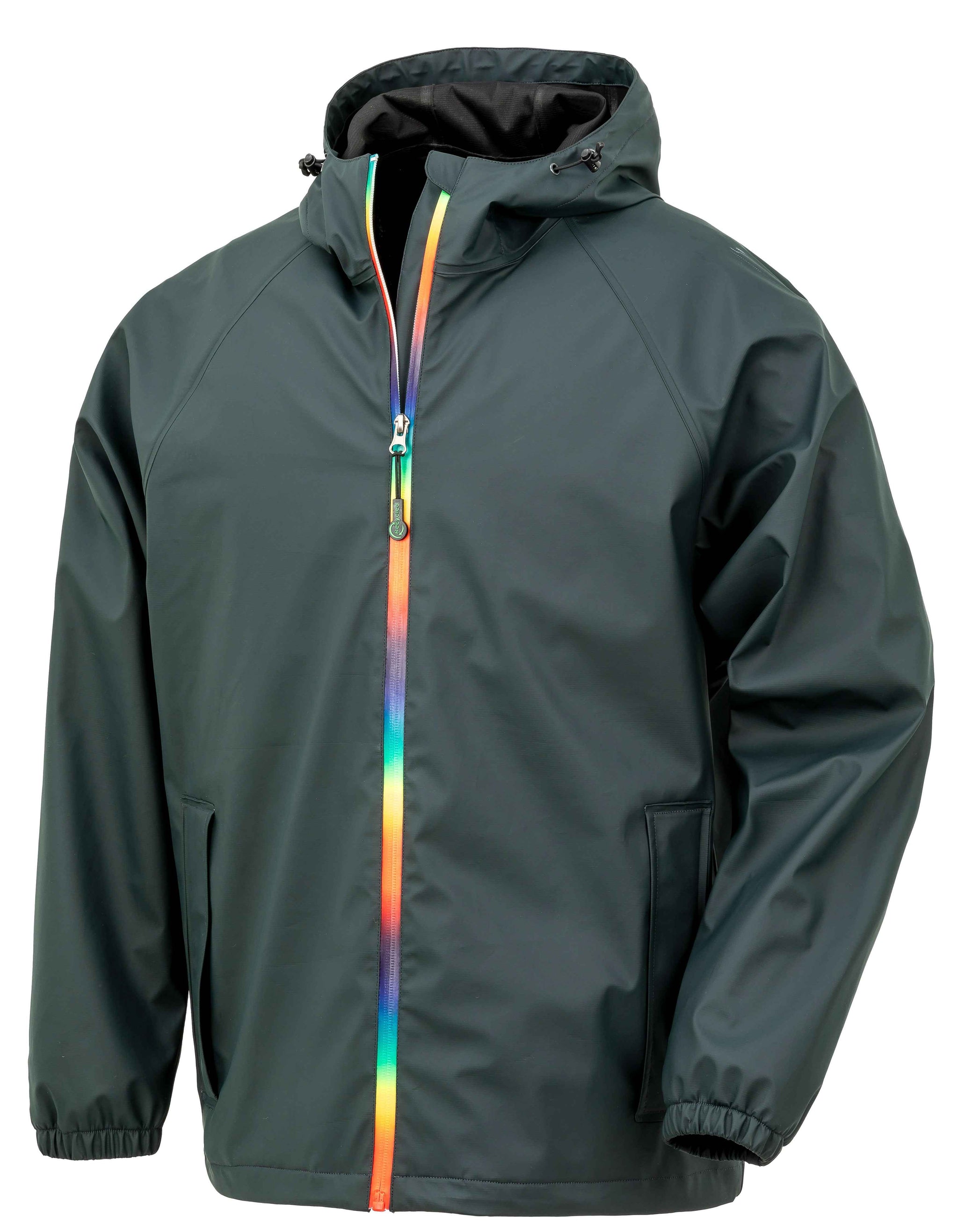 Rainbow Prism PU Waterproof Jacket With Recycled Backing - RT908