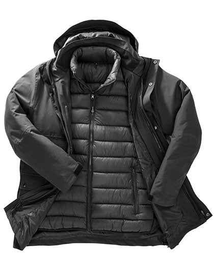 Recycled 3-In-1 Padded Ripstop Jacket - RT920