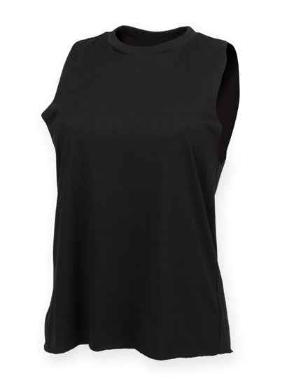 Women´s High Neck Slash Armhole Vest - SF232
