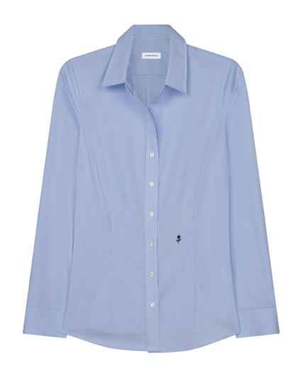 Women´s Blouse Slim Fit Check/Stripes Long Sleeve - SN080619