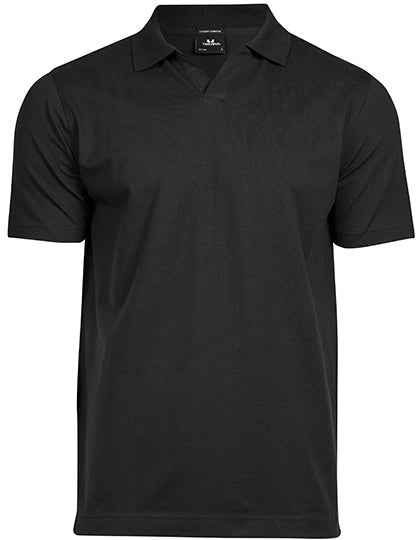 Luxury Stretch V-Neck Polo - TJ1404