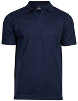 Luxury Stretch V-Neck Polo - TJ1404