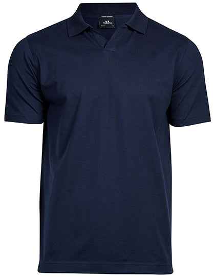 Luxury Stretch V-Neck Polo - TJ1404