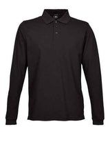 Men´s Luxury Stretch Long Sleeve Polo - TJ1406