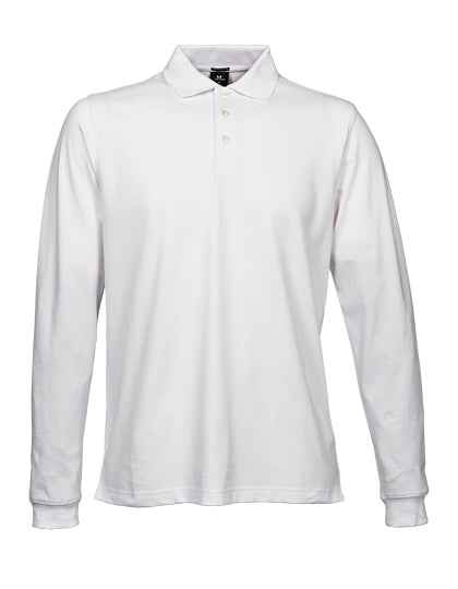 Men´s Luxury Stretch Long Sleeve Polo - TJ1406