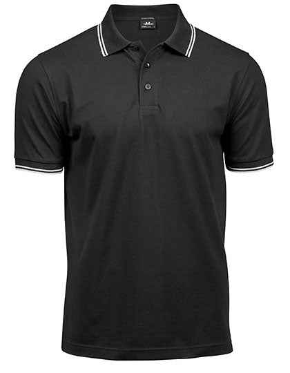 Men´s Luxury Stripe Stretch Polo - TJ1407