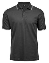 Men´s Luxury Stripe Stretch Polo - TJ1407