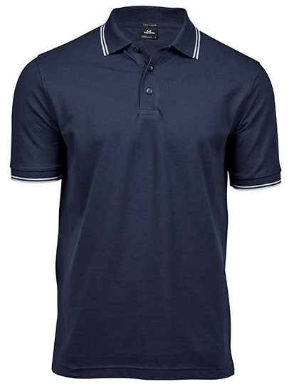Men´s Luxury Stripe Stretch Polo - TJ1407