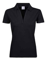 Women´s Luxury Stretch V-Neck Polo - TJ1409