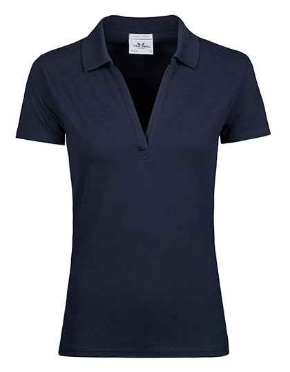 Women´s Luxury Stretch V-Neck Polo - TJ1409