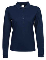 Women´s Luxury Stretch Long Sleeve Polo - TJ146