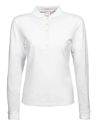 Women´s Luxury Stretch Long Sleeve Polo - TJ146