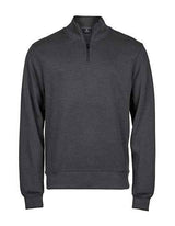 Ribbed Interlock Half Zip - TJ5506