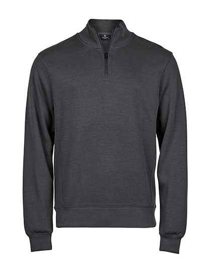 Ribbed Interlock Half Zip - TJ5506