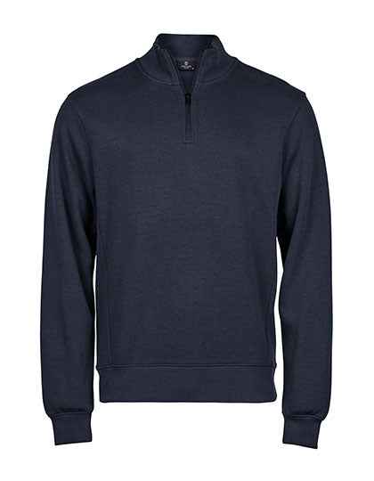 Ribbed Interlock Half Zip - TJ5506