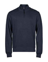 Ribbed Interlock Half Zip - TJ5506