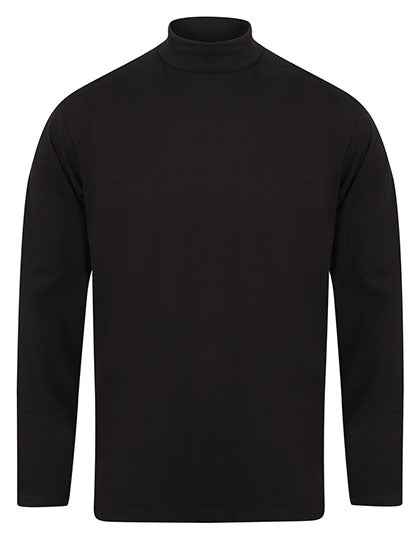 Roll-Neck Long-Sleeve Top - W020