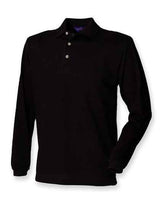 Long Sleeved Cotton Piqué Polo Shirt - W105