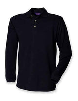 Long Sleeved Cotton Piqué Polo Shirt - W105