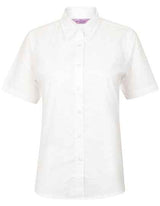 Ladies´ Classic Short Sleeved Oxford Shirt - W516