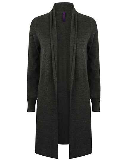 Ladies´ Longline Open Cardigan - W719