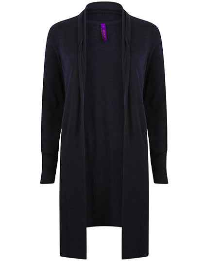 Ladies´ Longline Open Cardigan - W719