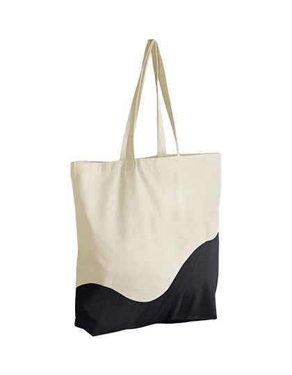 Organic Cotton Wave Print Maxi Bag - WM235