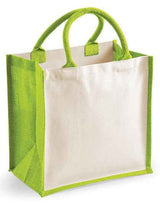 Printers Midi Jute Bag - WM421