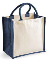 Printers Midi Jute Bag - WM421