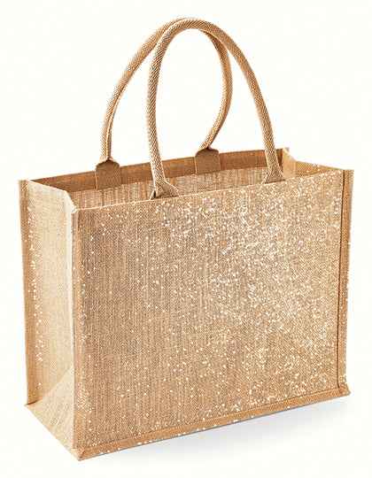 Shimmer Jute Shopper - WM437