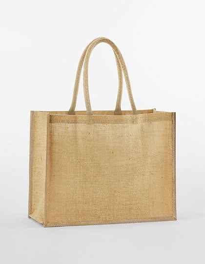 Natural Starched Jute Classic Shopper - WM470