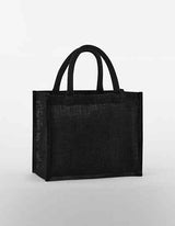 Natural Starched Jute Midi Bag - WM473