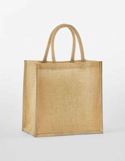 Natural Starched Jute Mini Gift Bag - WM477