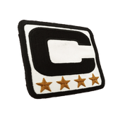 Captainpatch 6.5×6.5cm zum aufnähen – Weiss V1