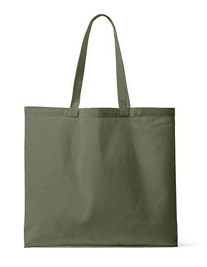 Organic Canvas Carrier Bag Medium Long Handle London 02 - X1348