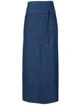 Jeans Bistro Apron With Split and Pocket - X992