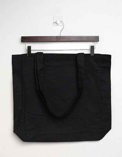Cotton Bag Side Fold Long Handles - XT95N