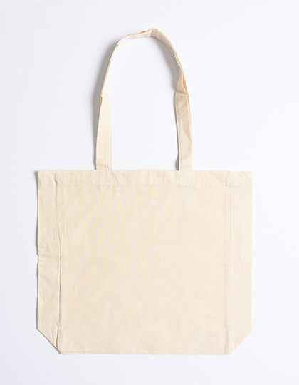 Cotton Bag Side Fold Long Handles - XT95N