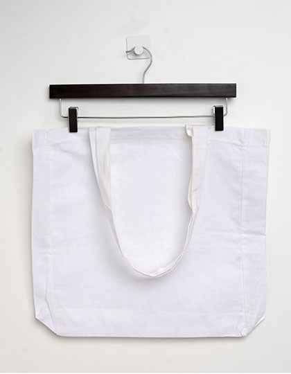 Cotton Bag Side Fold Long Handles - XT95N
