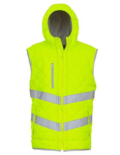 Hi-Vis Kensington Hooded Gilet - YK007