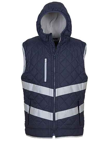 Hi-Vis Kensington Hooded Gilet - YK007