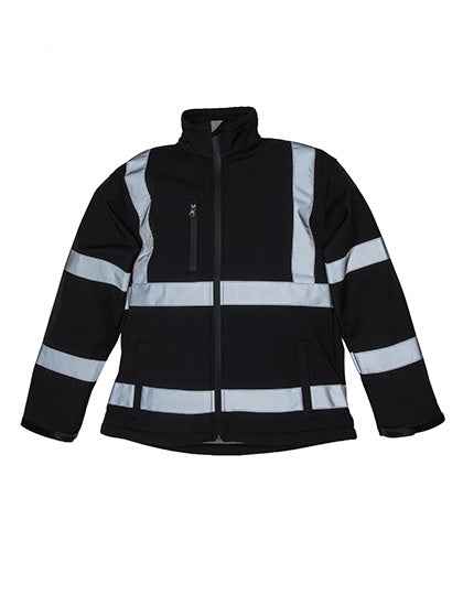 Hi-Vis 2 Bands & Braces Softshell Jacket - YK09