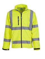 Hi-Vis 2 Bands & Braces Softshell Jacket - YK09