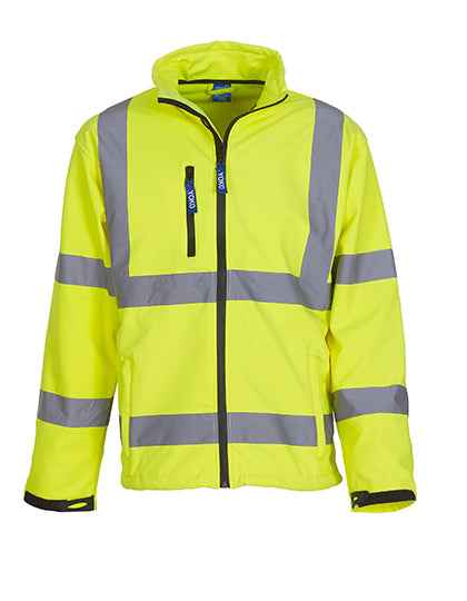 Hi-Vis 2 Bands & Braces Softshell Jacket - YK09