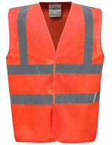 Hi-Vis 2 Bands & Braces Waistcoat - YK100