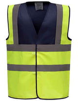 Hi-Vis 2 Bands & Braces Waistcoat - YK100