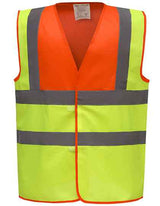 Hi-Vis 2 Bands & Braces Waistcoat - YK100