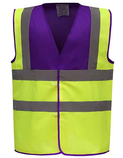 Hi-Vis 2 Bands & Braces Waistcoat - YK100